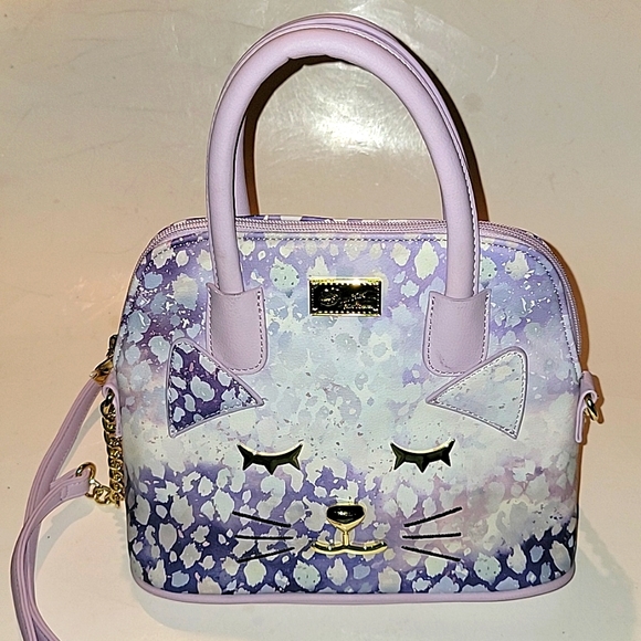Betsey Johnson Borsa Demi Satchel Con Sciarpa Inclusa - 5